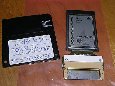Deltalogic ACCON-PC-CardPROMer PCMCIA for S5 S7 Flash/Memory Cards used