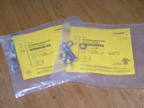 NEW - Lot of 2x Turck Bi2-EG08K-AP6X-H1341 4669460 Inductive Sensor sealed bag