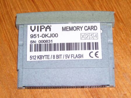 VIPA 951-0KJ00 512kB 5V FLASH S7-300 used good condition 100% Siemens compatible