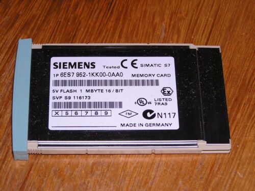 Siemens 6ES7952-1KK00-0AA0 E:04 S7-400 FLASH EPROM 1MB used excellent condition