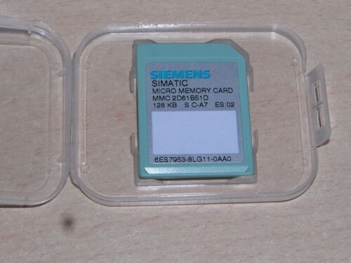 Siemens 6ES7953-8LG11-0AA0 E:02 S7-300/C7/ET200 MMC 128kB as new condition