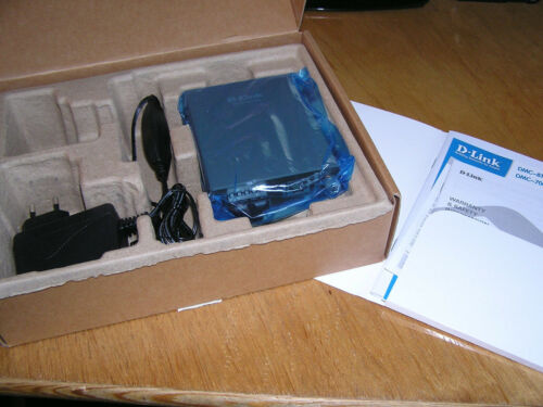 NEW - D-Link DMC-810SC Media Converter 1000LX to 1000Base-T Single Mode open box