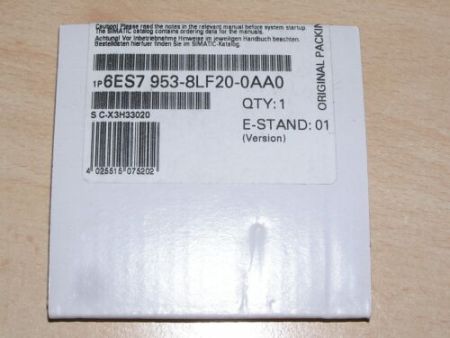 NEW - Siemens 6ES7953-8LF20-0AA0 E:01 S7-300/C7/ET200 MMC 64kB factory sealed