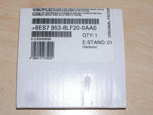NEW - Siemens 6ES7953-8LF20-0AA0 E:01 S7-300/C7/ET200 MMC 64kB factory sealed
