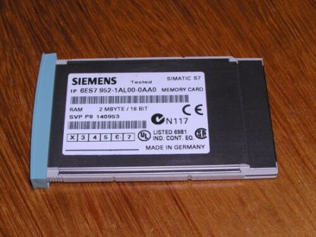 Siemens 6ES7952-1AL00-0AA0 E:02 Simatic S7-400 RAM 2MB used excellent condition