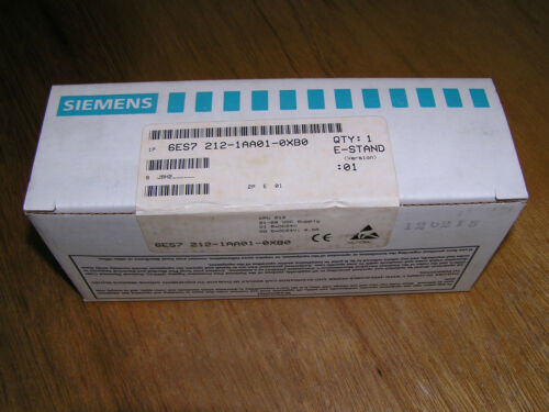 NEW old stock  - Siemens 6ES7212-1AA01-0XB0 E:01 Simatic S7-200 CPU212 8DI/6DO