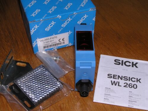 NEW - SICK WL260-F470 6020977 / 6 020 977 Photoelectric retro-reflective sensor