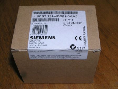 NEW - Siemens 6ES7131-4BB01-0AA0 E:01 Simatic ET200S 5x 2*DI 24VDC factory seal
