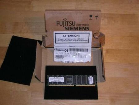 NEW - Fujitsu S26361-F2762-L513 Memory 256MB DDR-RAM PC2100 lp ECC open box