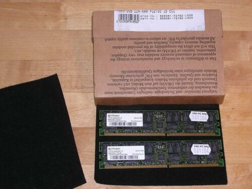 NEW - Fujitsu S26361-F2762-L525 Memory 2GB DDR 266 PC2100 ECC lp Reg open box