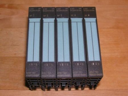 Lot of 5x Siemens 6ES7132-4BB00-0AA0 E:03 Simatic ET200S 2*DO 24V/0,5A used good