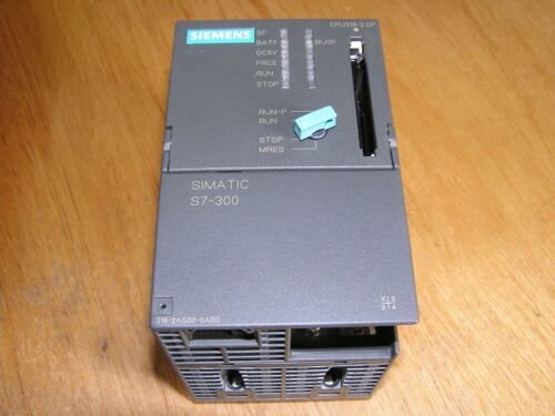 Siemens 6ES7316-2AG00-0AB0 E:01 Simatic S7-300 CPU316-2DP used excellent cond.