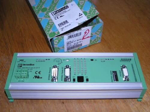 NEW - Phoenix Contact IBS-PB CT 24 IO GT-T 2742751 27 42 75 1 open original box