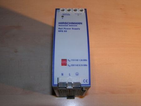 Hirschmann RPS60 943662001 943 662-001 Power Supply 24VDC 2.5A used excellent