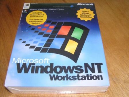 NEW old stock - Microsoft Windows NT 4.0 WindowsNT Workstation factory sealed