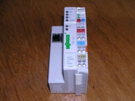 WAGO 750-341 System 750 ETHERNET TCP/IP Fieldbus Coupler used excellent