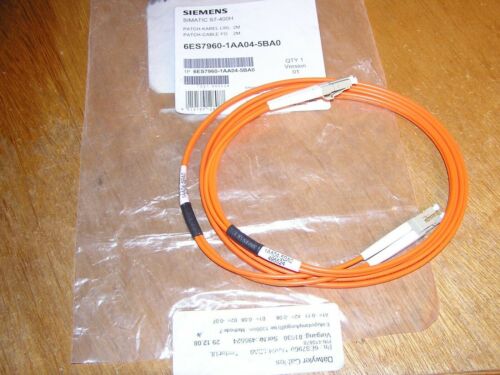 NEW - Siemens 6ES7960-1AA04-5BA0 E01 Simatic S7-400H Fiber Optic 2m original bag