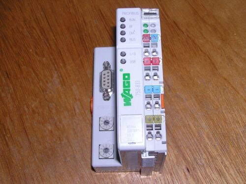 WAGO 750-833 PROFIBUS DP/V1 12MBd Programmable Controller CoDeSys used excellent