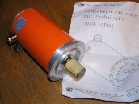Unused - SIKO GP43-6-V/6 01-10-11-2 2W/70GRAD C Transmission Potentiometer