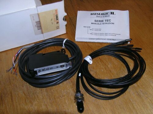 NEW old stock - DATALOGIC TEC-2-P TEC2P PNP Fibre-optic colour Sensor