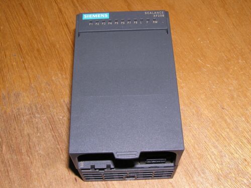 Siemens 6GK5208-0BA00-2AF2 E:03 SCALANCE XF208 MANAGED SWITCH used !PLEASE READ!