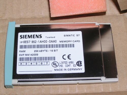 Unused - Siemens 6ES7952-1AH00-0AA0 E:02 Simatic S7-400 RAM 256kB original box