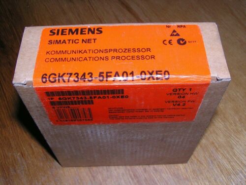 Siemens 6GK7343-5FA01-0XE0 E:04 CP343-5 FMS remanufactured factory sealed