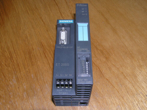 Siemens 6ES7151-1AA04-0AB0 E:02 Simatic ET200S IM151-1 STANDARD used, excellent