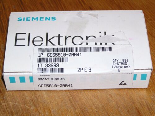 NEW - Siemens 6ES5910-0AA41 E:B S5-110A PLC EPROM MEMORY SUBMODULE sealed