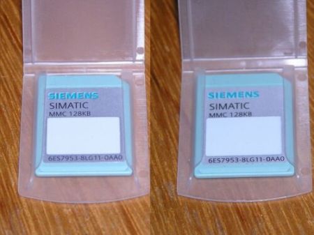 Lot of 2x Siemens 6ES7953-8LG11-0AA0 E:02 S7-300/C7/ET200 MMC 128kB excellent