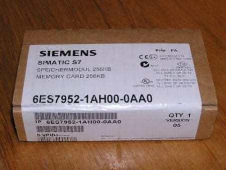 NEW - Siemens 6ES7952-1AH00-0AA0 E:05 Simatic S7-400 RAM 256kB factory sealed