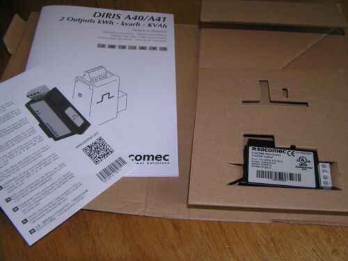 NEW - SOCOMEC 48250090 2 PULSE Output Module for DIRIS A original box