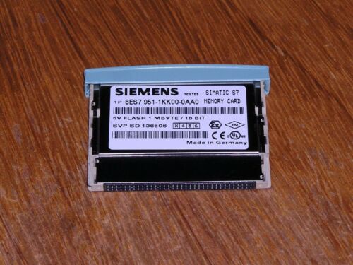 Siemens 6ES7951-1KK00-0AA0 E:03 S7-300 FLASH EPROM 1MB used excellent condition