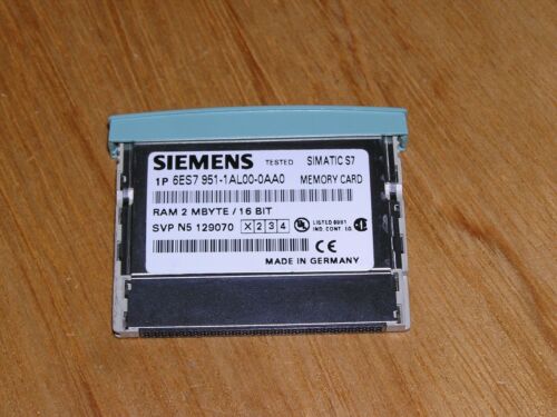 Siemens 6ES7951-1AL00-0AA0 E:01 Simatic S7-300 RAM 2MB used excellent condition