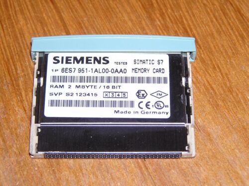 Siemens 6ES7951-1AL00-0AA0 E:02 Simatic S7-300 RAM 2MB used as new condition