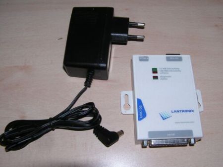 Lantronix UDS100 external device server with power supply (EU), as new condition