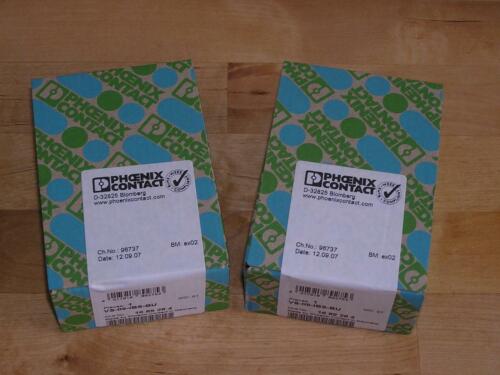 NEW - Lot 2x Phoenix Contact VS-09-IBS-BU 16 89 28 4 1689284 VARIOSUB IBS sealed