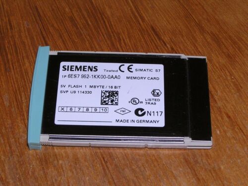 Siemens 6ES7952-1KK00-0AA0 E:05 S7-400 FLASH EPROM 1MB used as new condition