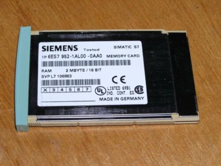Siemens 6ES7952-1AL00-0AA0 E:02 Simatic S7-400 RAM 2MB used good condition