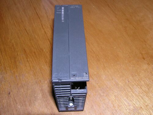 Siemens 6ES7340-1BH00-0AE0 E:03 Simatic CP340 TTY 20mA used good ! PLEASE READ !