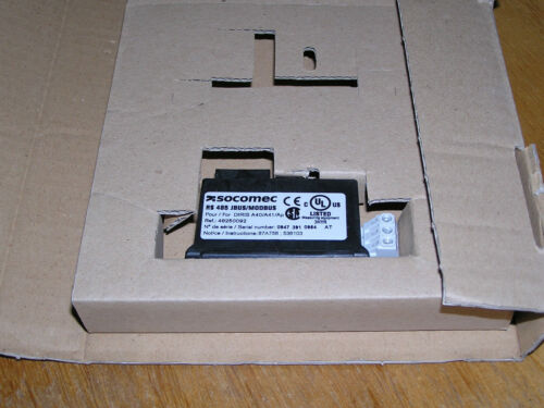 NEW - SOCOMEC 48250092 RS485 JBUS/MODBUS communication mod. for DIRIS A40 / A41