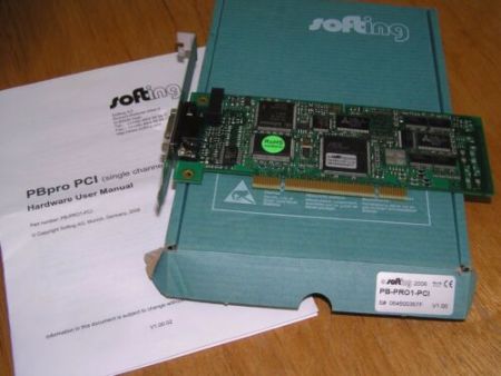 NEW - Softing PB-PRO1-PCI PBpro PCI single channel + option OPC-PB original box