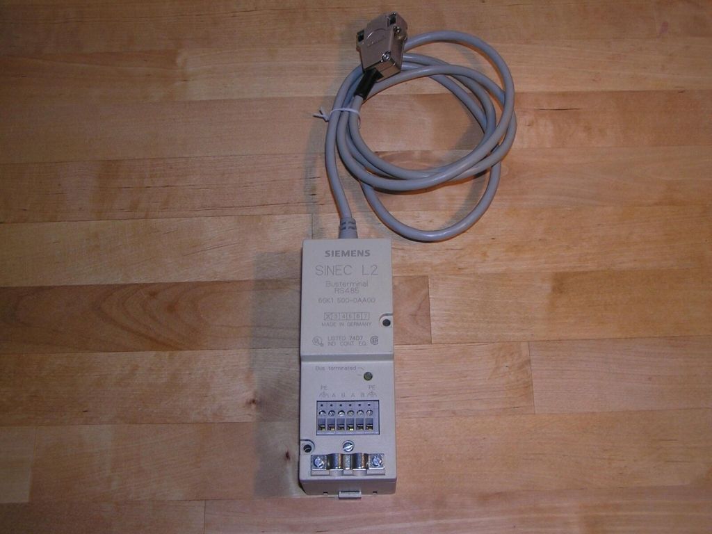 Siemens 6GK1500-0AA00 Simatic NET RS485 Bus Terminal SINEC L2 used, good