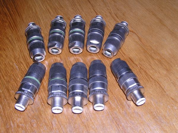 Lot of 10x HARTING 21032411301 Connector Harax M12 L3 Male Profibus metal as new